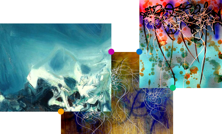 peintures abstraites